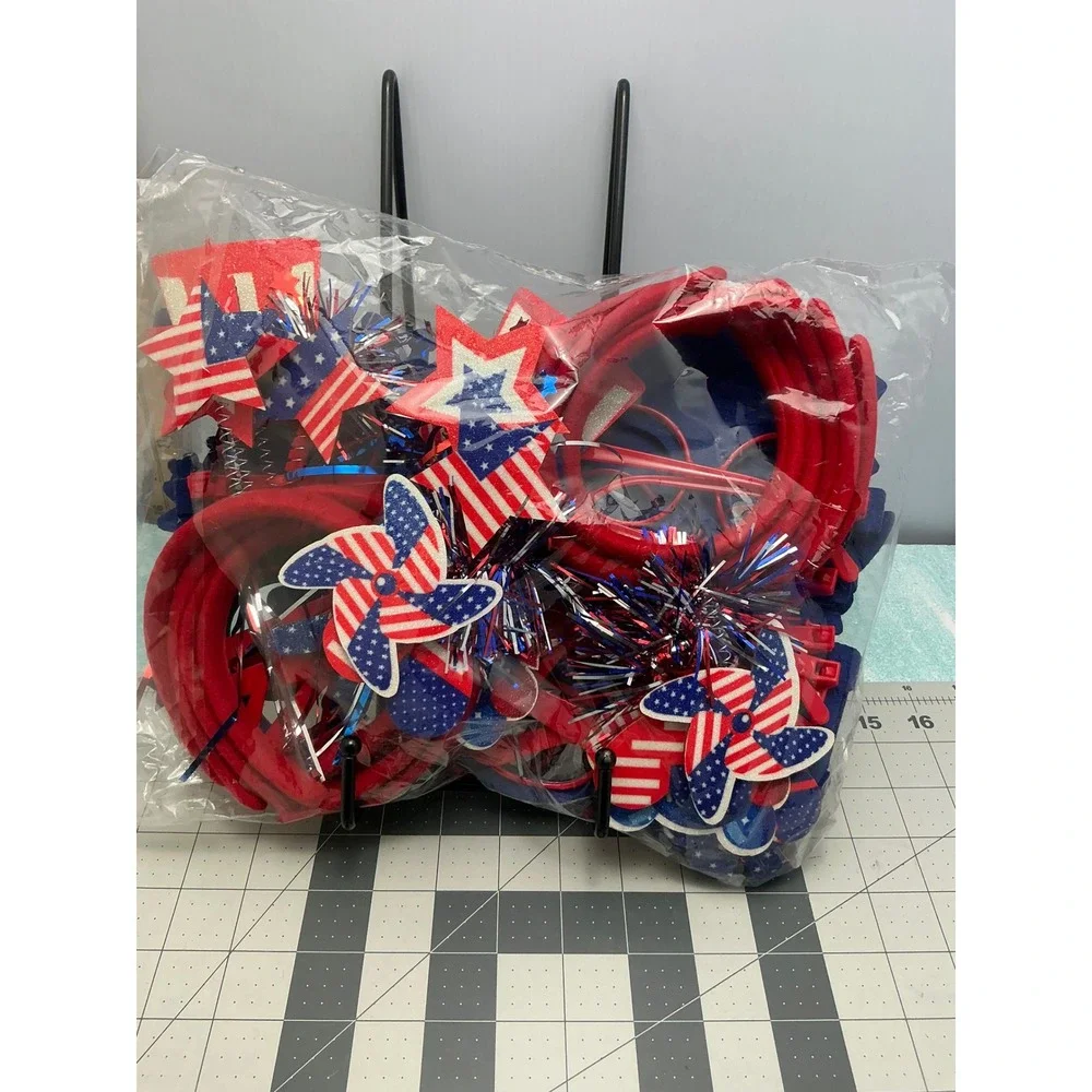 Max Fun 4th of July Patriotic Party Favors Set 18Pcs Headbands Glasses USA